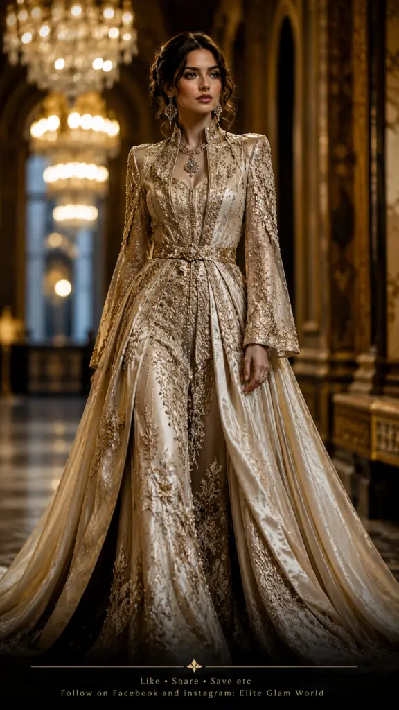 Luxury fashion, couture gown, red carpet fashion, haute couture dress, glamorous evening gown, (12)