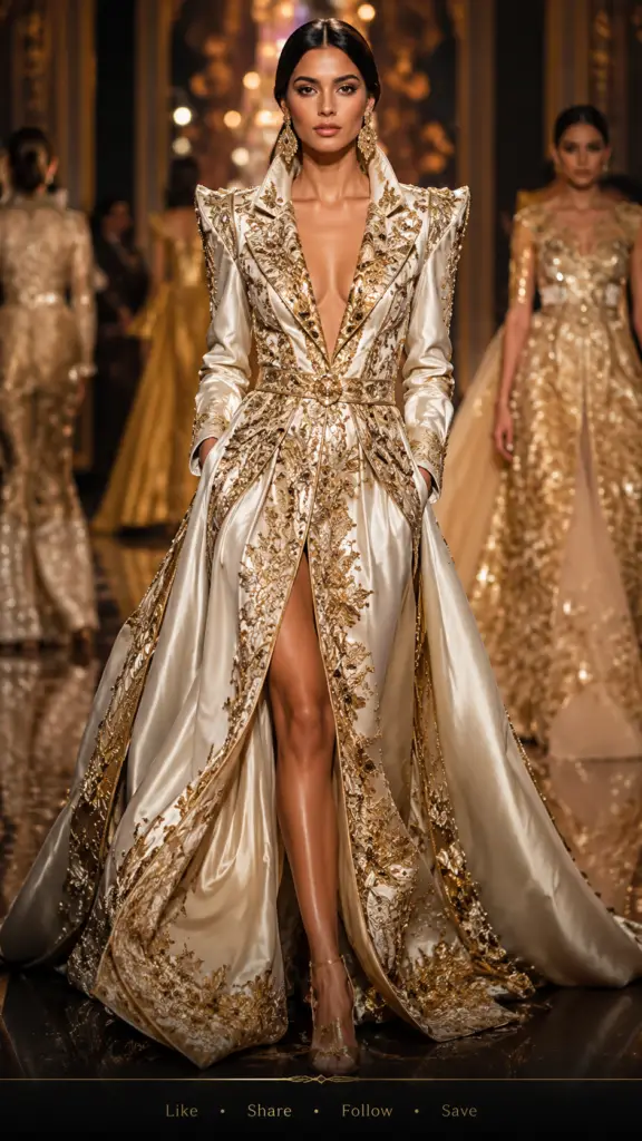 Luxury fashion, couture gown, red carpet fashion, haute couture dress, glamorous evening gown, (17)
