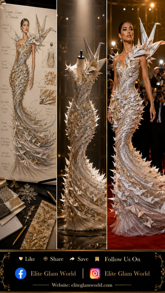 Luxury fashion, couture gown, red carpet fashion, haute couture dress, glamorous evening gown, (88)